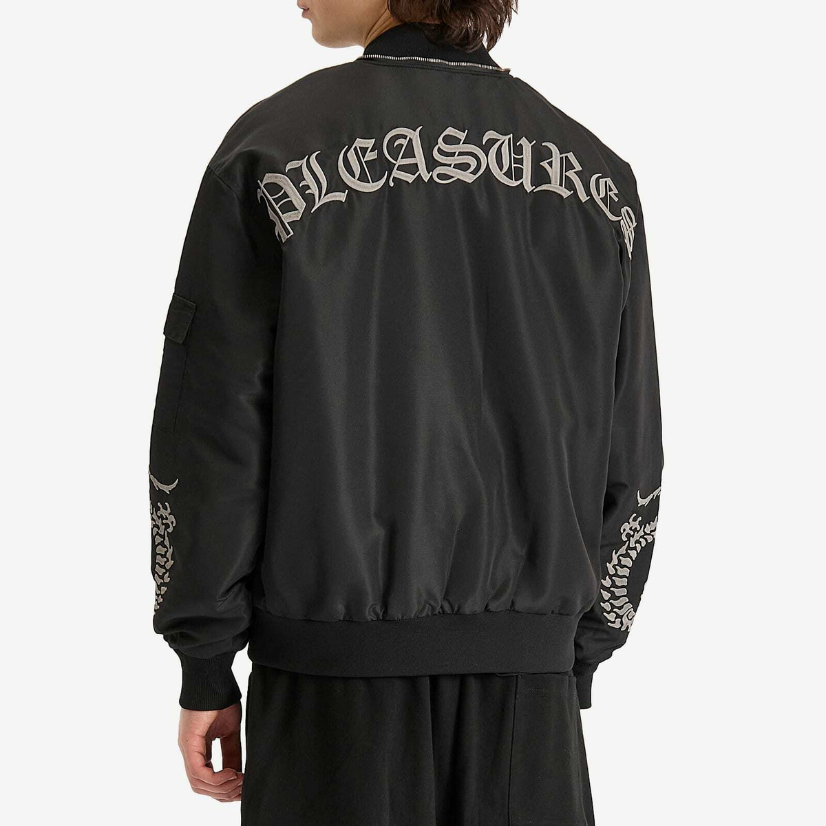 Pleasures Men's Dragon Bomber Jacket in Black