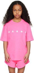 Marni Kids Pink Printed T-Shirt