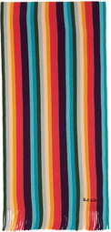 Paul Smith Multicolor Artist Stipe Scarf