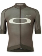 Pas Normal Studios - Oakley Mechanism Logo-Print Cycling Jersey - Brown