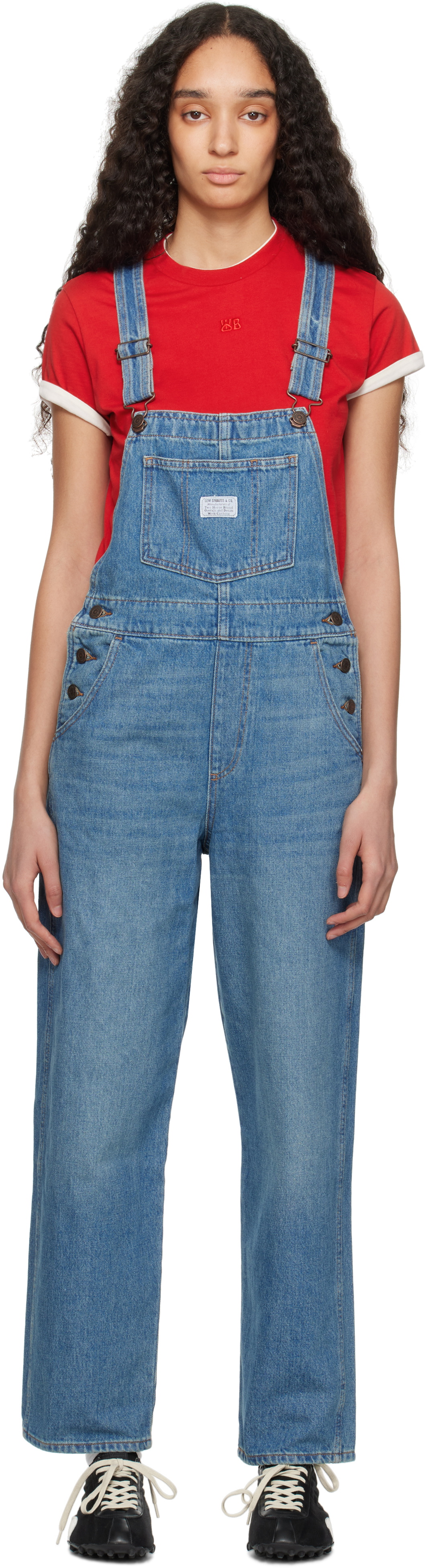 Levi's Blue Vintage Denim Overalls