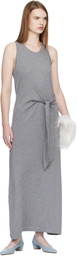 LISA YANG Gray 'The Angeline' Maxi Dress
