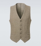 Giorgio Armani Cotton and wool-blend vest