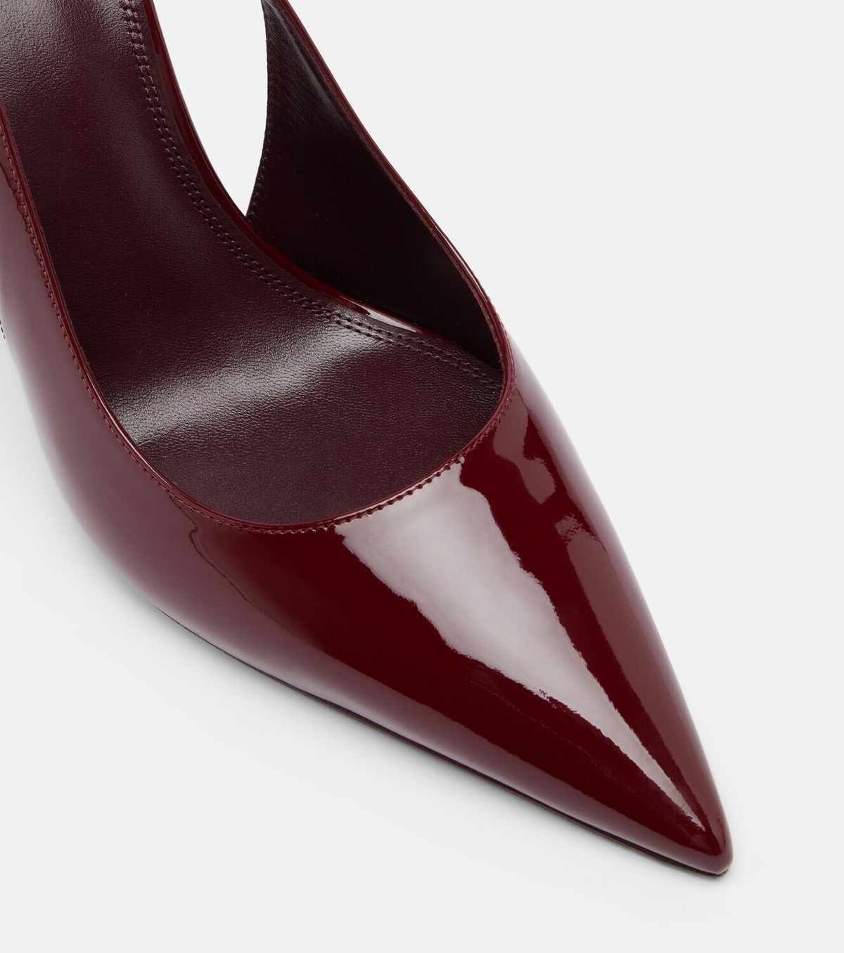 Paris Texas Lidia patent leather slingback pumps