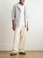 Inis Meáin - Town Merino Wool and Cashmere-Blend Cardigan - Gray