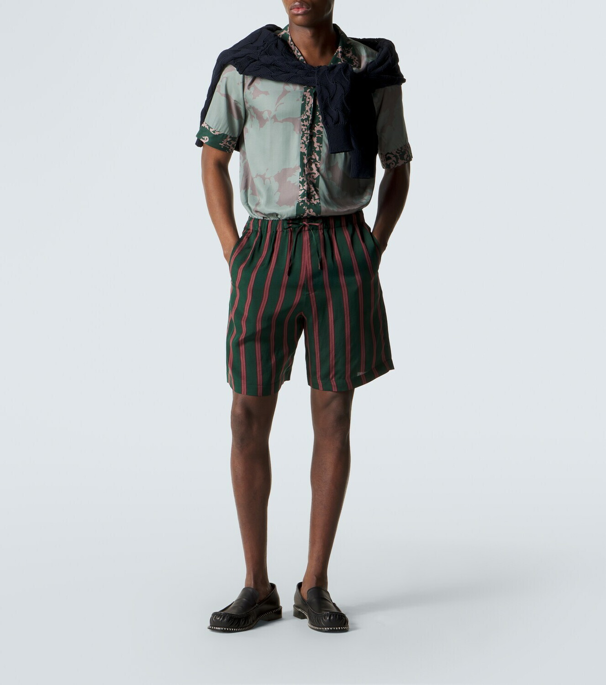 Dries Van Noten Striped shorts