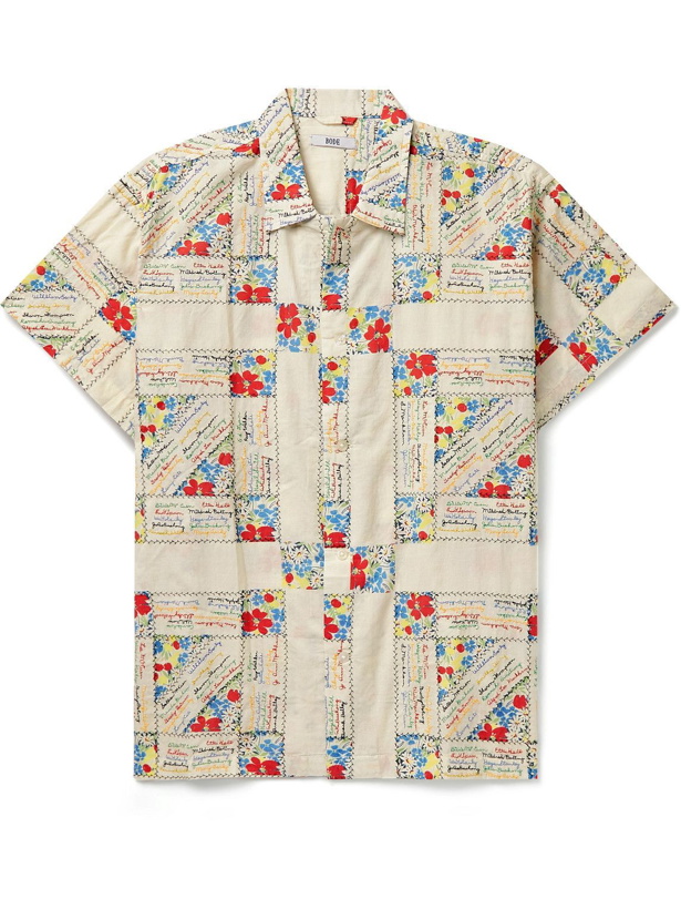 Photo: BODE - Printed Embroidered Cotton Shirt - Neutrals