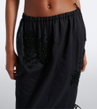 Prada Embellished midi skirt