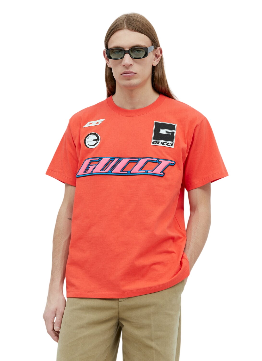Gucci Red Gucci Band T-Shirt Gucci