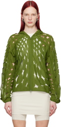 POST ARCHIVE FACTION (PAF) Green 6.0 Left Hoodie