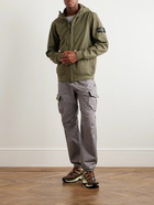 Stone Island - Logo-Appliquéd Shell Hooded Jacket - Green