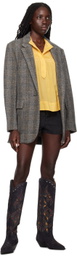 Isabel Marant Etoile Gray Adilinko Blazer