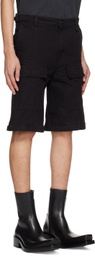Balenciaga Black Flared Cargo Pants
