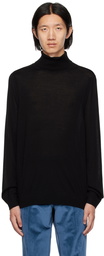 Paul Smith Black Striped Turtleneck