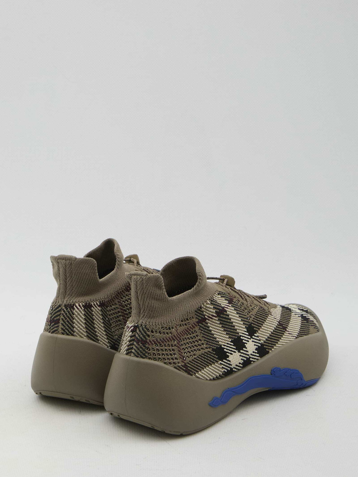 Burberry Check Knit Neptune Sneakers Burberry