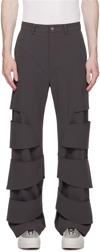 Photo: Uncertain Factor Gray Stool Trousers