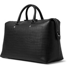 Mulberry - City Weekender Croc-Effect Leather Holdall - Black