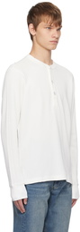 rag & bone White Waffle Henley