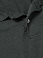 James Perse - Cotton-Jersey Polo Shirt - Gray