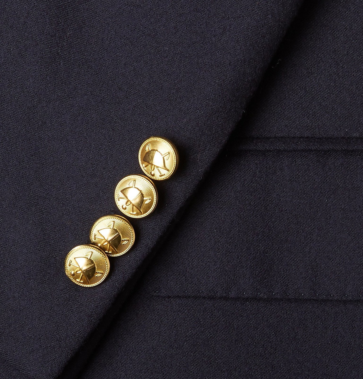 Ralph lauren navy blue best sale blazer with gold buttons