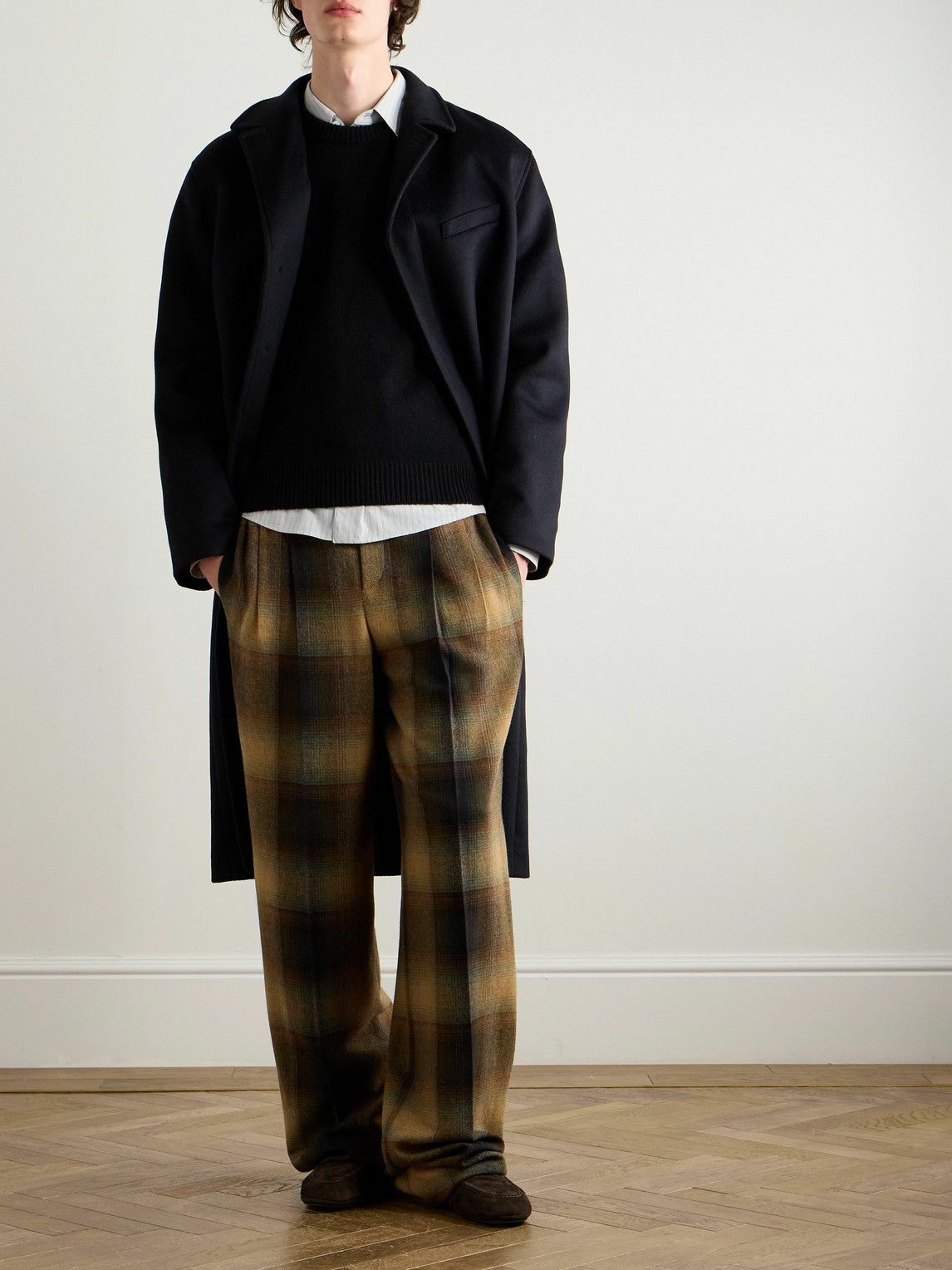 CELINE - Wool-Felt Coat - Black