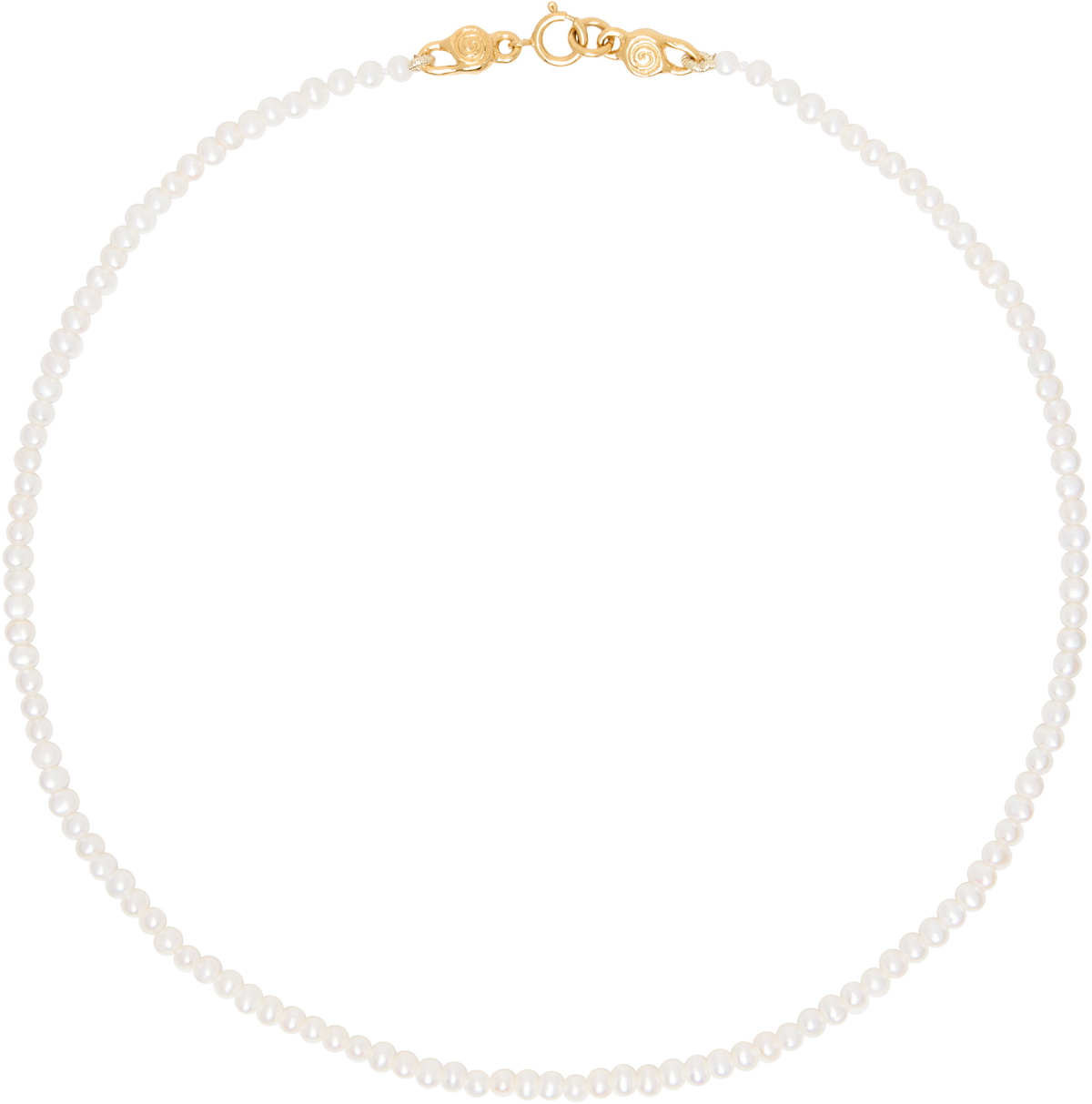 Mondo Mondo White Petite Pearl Choker