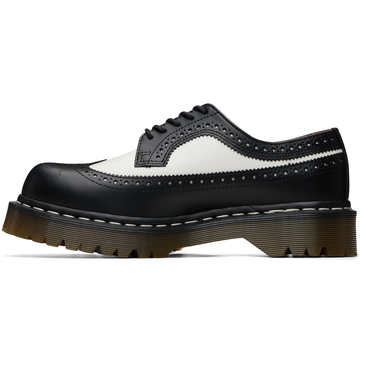 Dr. Martens Black & White 3989 Bex Brogue Derbys