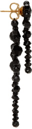 Simone Rocha Black Pierce Through Drip Earrings