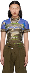 Ottolinger Multicolor Mesh T-shirt