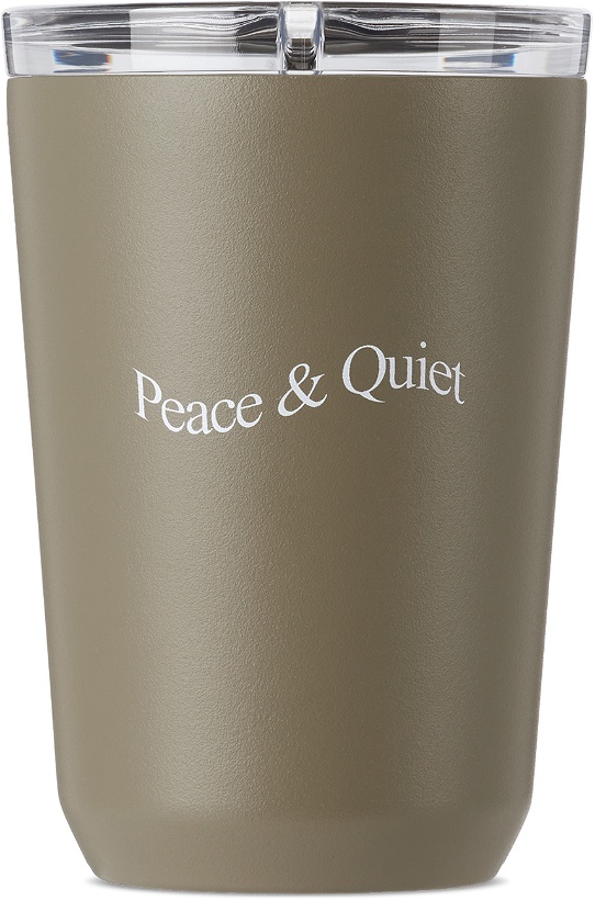 Photo: Museum of Peace & Quiet Khaki To Go Tumbler Mug, 360 mL