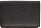 Marni Black Saffiano Leather Trifold Wallet