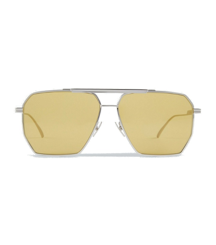 Photo: Bottega Veneta - Metal-frame sunglasses