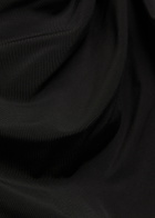 Max Mara One-shoulder Gathered Stretch-jersey Midi Dress Black