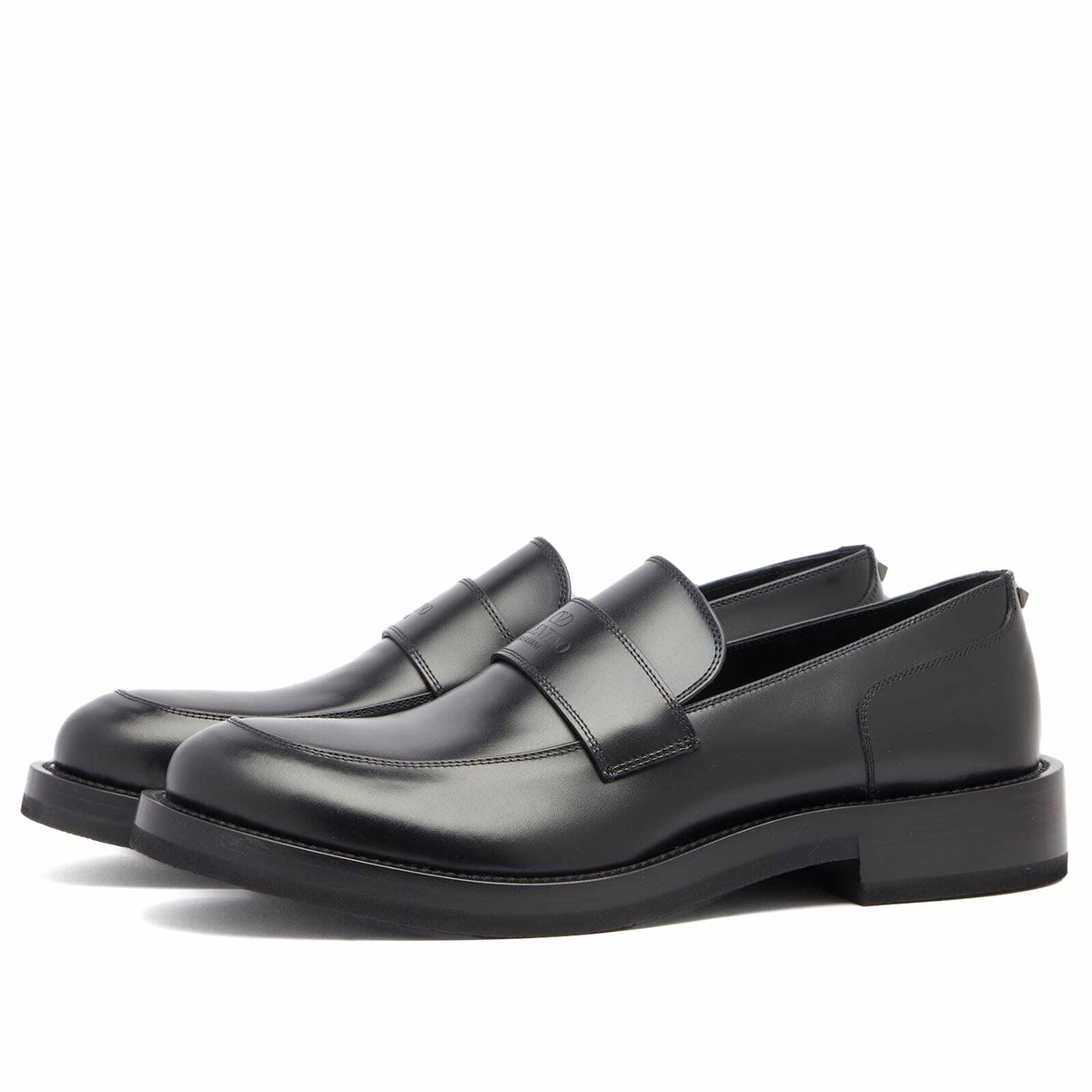 Valentino Men's Rockstud Essential Loafer in Black