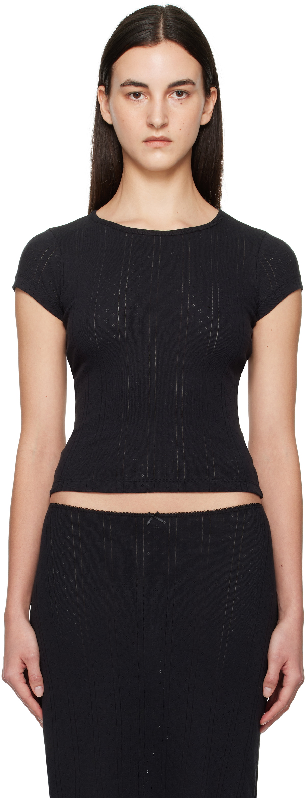 Cou Cou Black 'The Baby Regular' T-Shirt