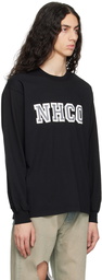 Neighborhood Black Printed Long Sleeve T-Shirt