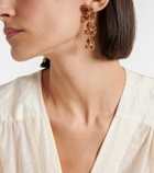 Zimmermann Bloom Large embellished drop earrings