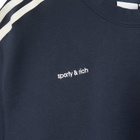 Adidas Women's X Sporty & Rich Sweatshirt in Night Navy