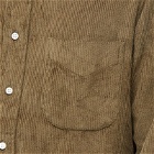 Gitman Vintage Men's Button Down Jumbo Corduroy Shirt in Olive