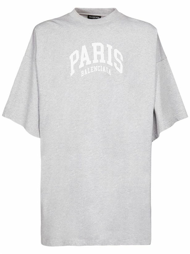 Photo: BALENCIAGA - Over Paris Cotton T-shirt