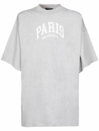 BALENCIAGA - Over Paris Cotton T-shirt