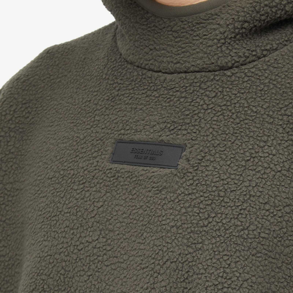 Fear of God ESSENTIALS Men's Spring Fleeve Pullover Hoodie in Ink