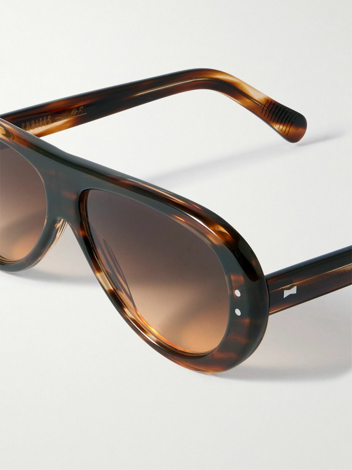 Mr P. - Cubitts Ischia Aviator-Style Acetate Sunglasses