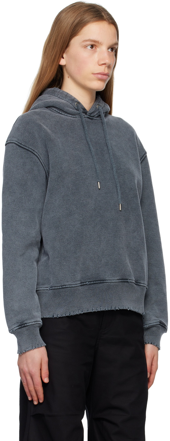 Han Kjobenhavn Gray Distressed Hoodie