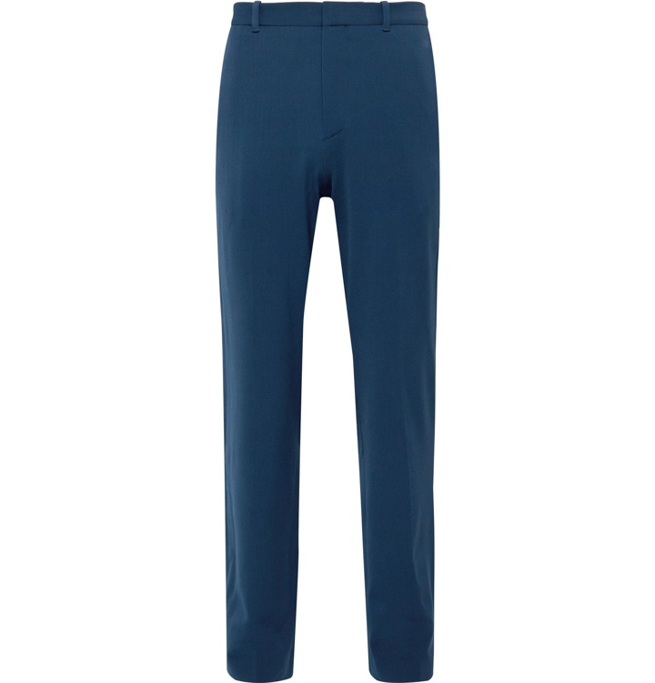 Photo: Balenciaga - Wide-Leg Twill Trousers - Blue
