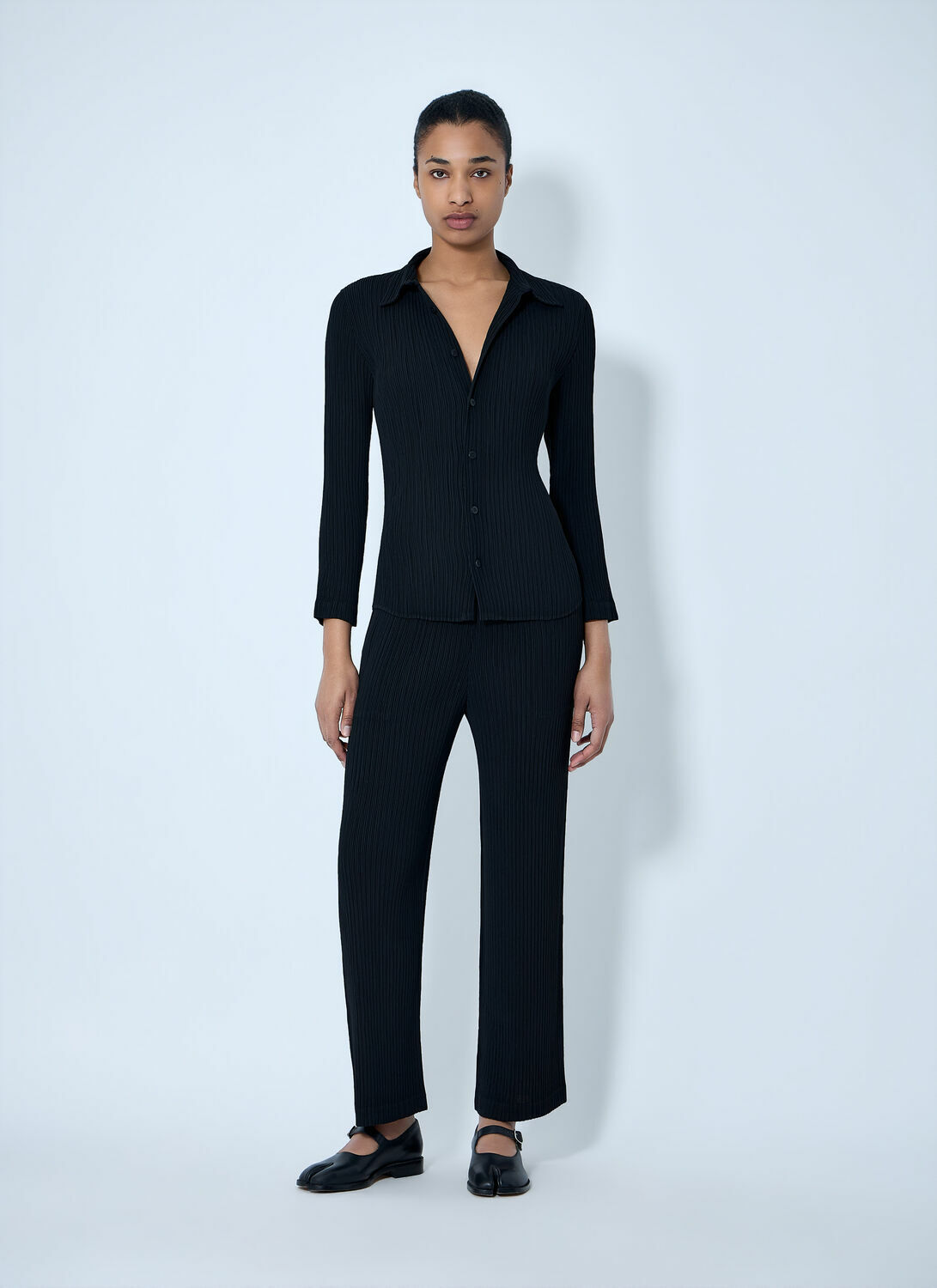 Issey Miyake Textured Button-Down Shirt