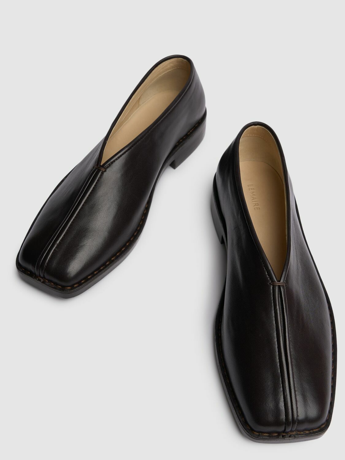 LEMAIRE ルメール FLAT PIPED SLIPPERS 37 Flat Piped Slippers – La Garçonne