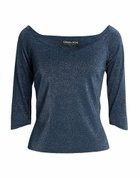 Chiara Boni La Petite Robe Womens Top in Navy