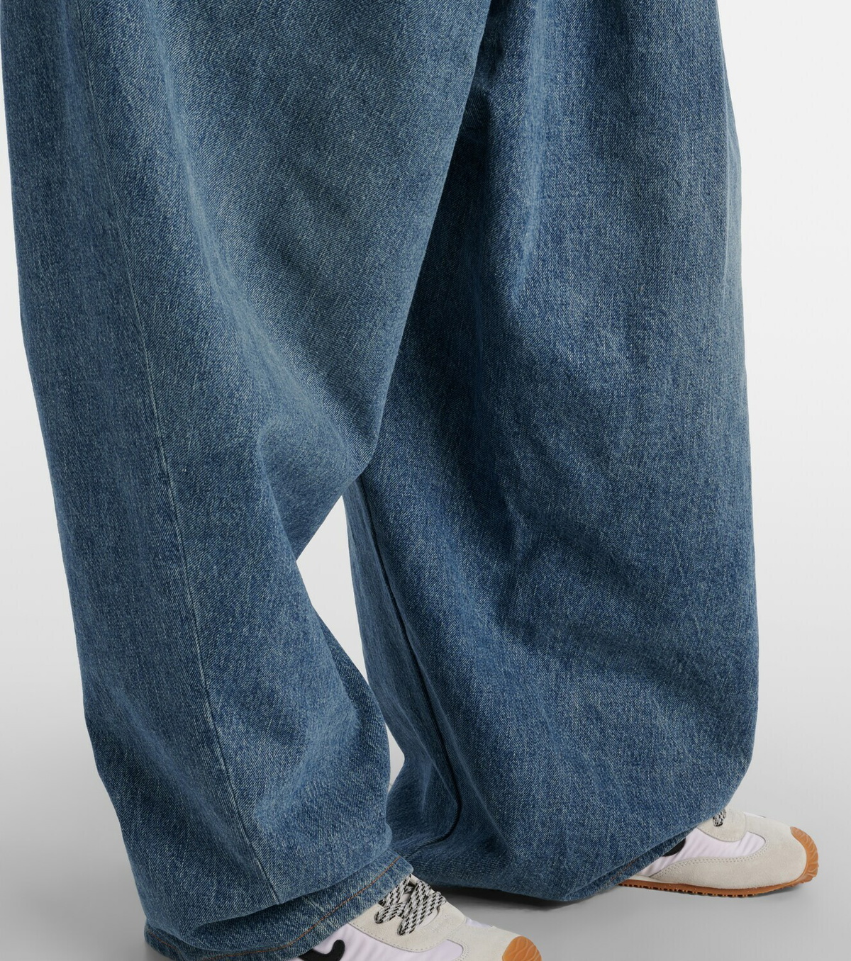 Loewe Draped wide-leg jeans
