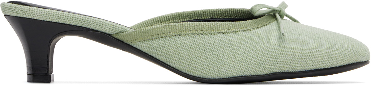 Paloma Wool Green Petra Mule Heels